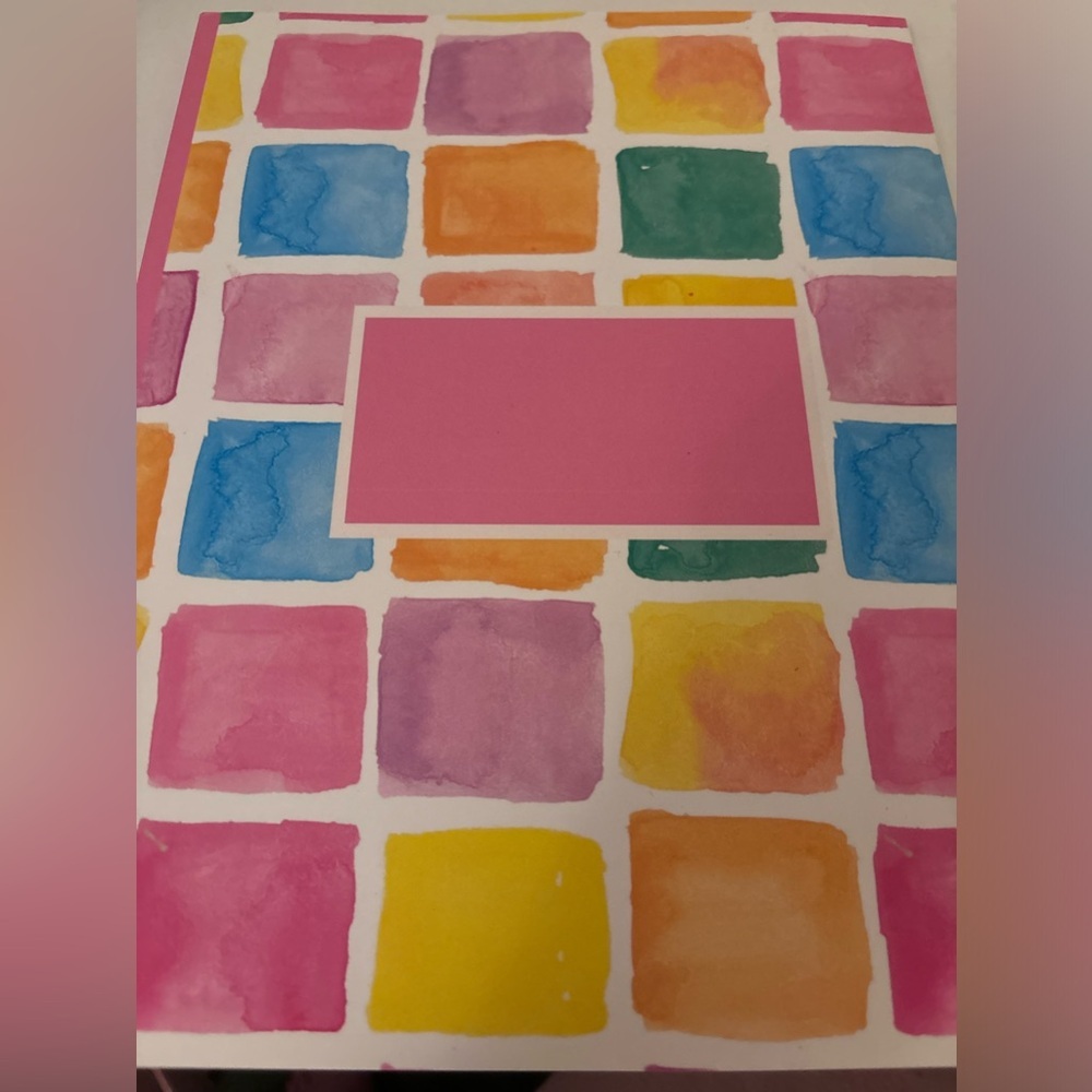 Colorful watercolor weekly planner​